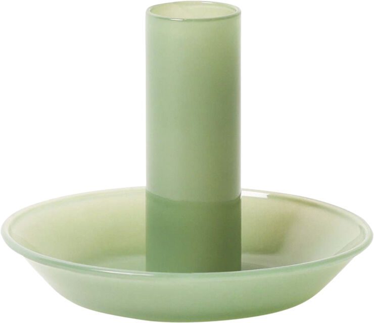 AU Maison Glas lysestage, lys mint, 10xø8 cm