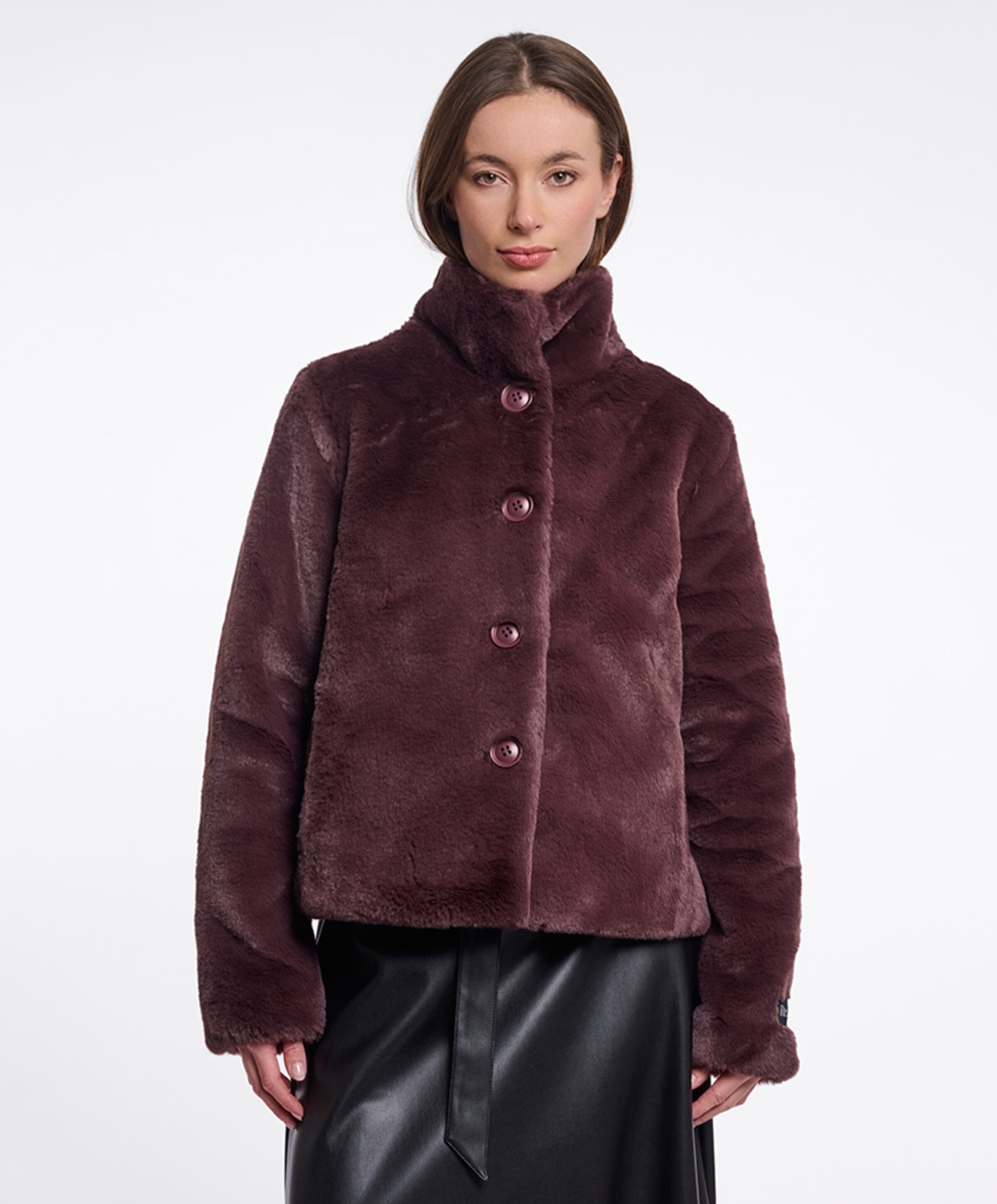 Rino & pelle Dames jas bruin