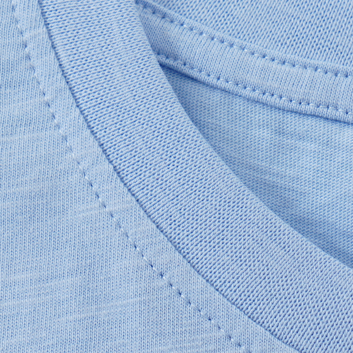 Yigga Mädchen T-Shirt mit Knotendetail hellblau