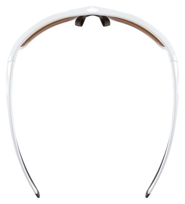 Lunettes Unisexe Uvex Sportstyle 222 Blanc/Verres Jaune Miror Polarisés