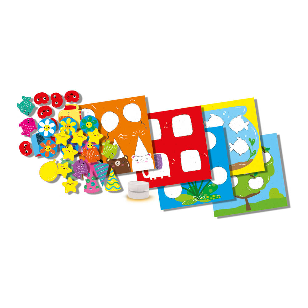 SES Creative My First vormen plakken