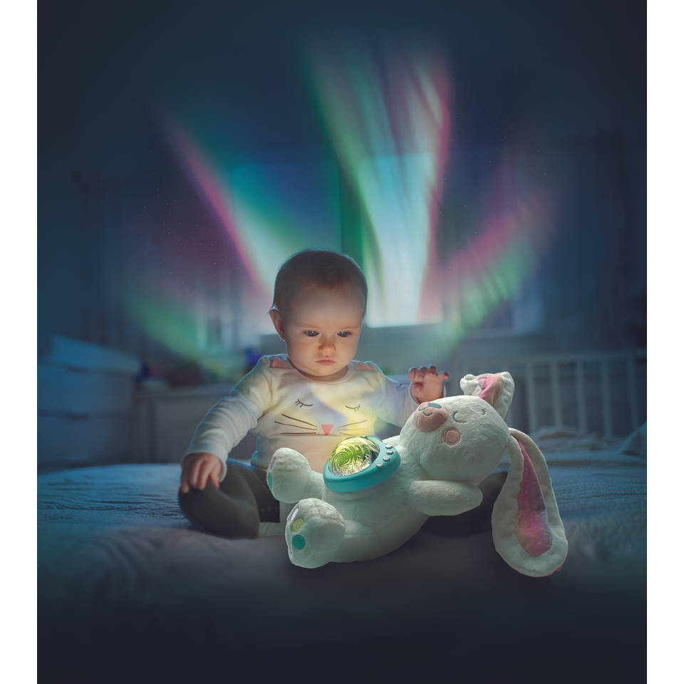 Clementoni Baby noorderlicht projector pluche