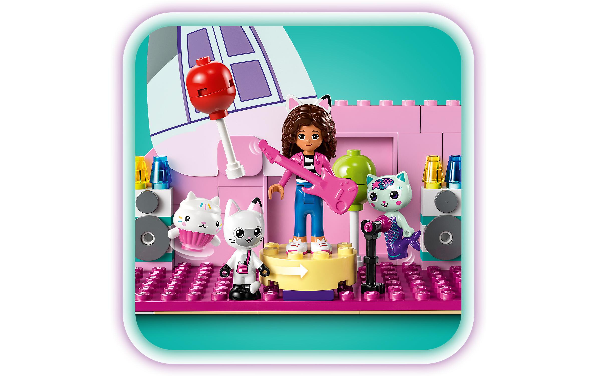 Gabby's Dollhouse Gabbys Puppenhaus 10788Spielspass in 8 Zimmern und sogar auf dem Dach!