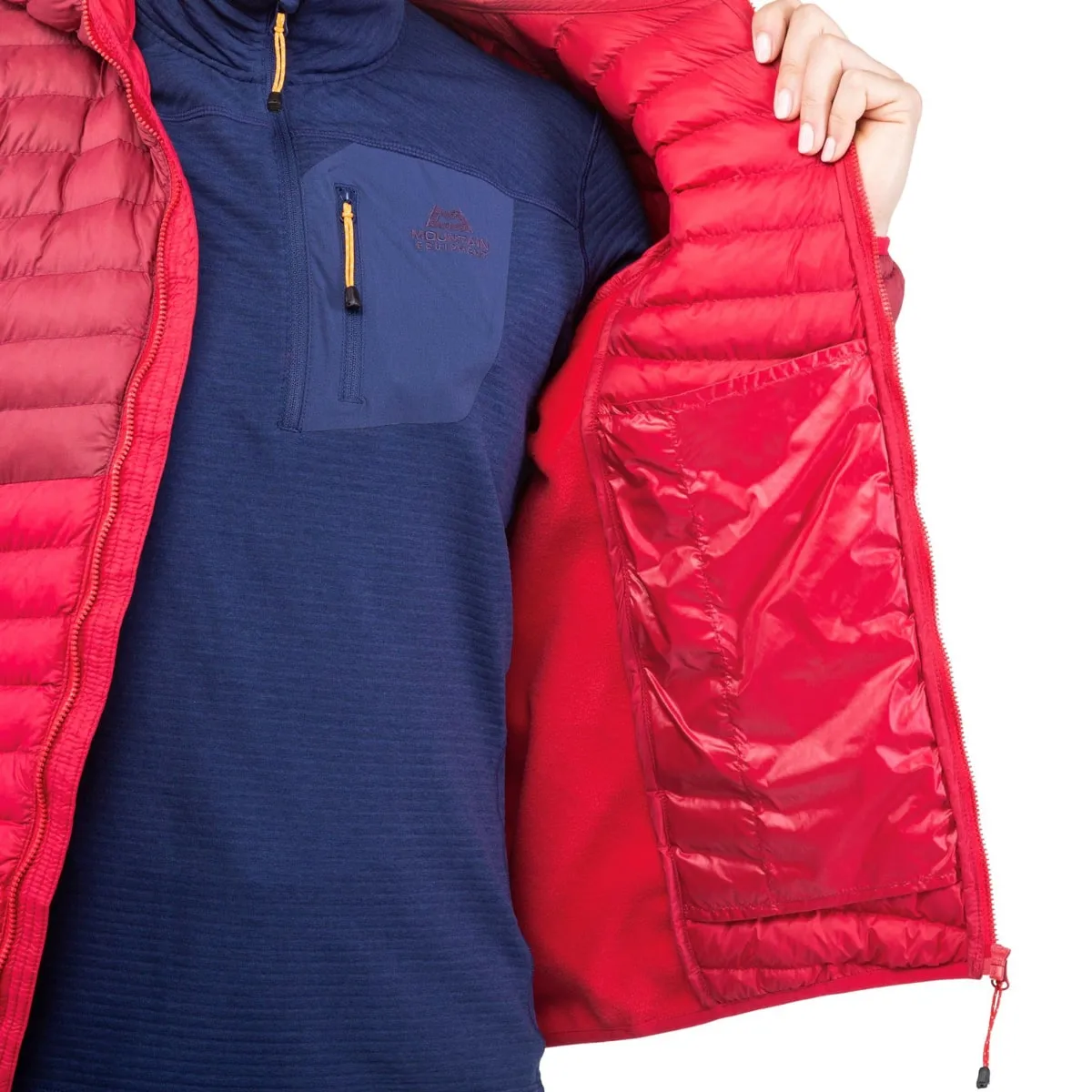 Mountain Equipment Particle Hooded Wmns Jacket Capsicum/Tibetanred