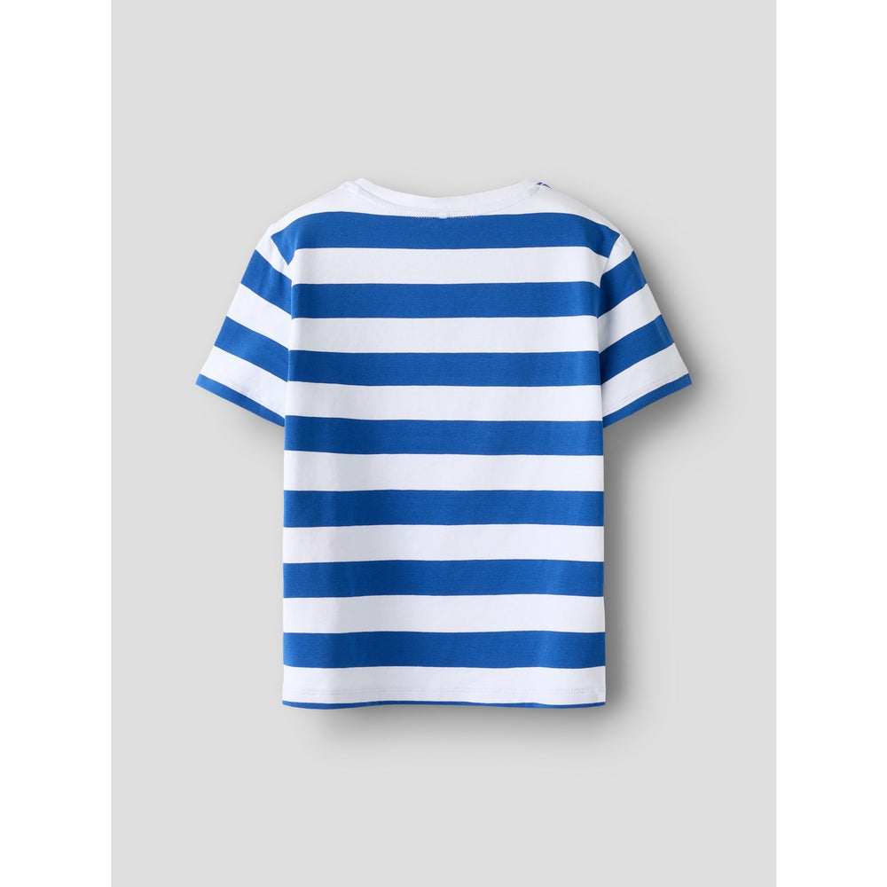 Køb Name It Lapis Blue Nmmmilan Paw Ss Nreg Top Box Cplg
