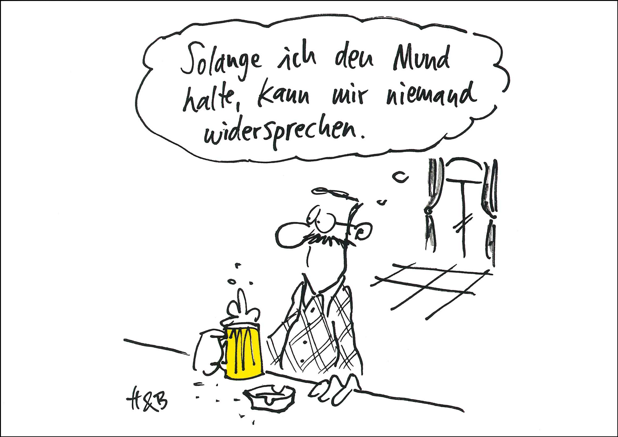 Postkarte '...kann mir niemand widersprechen' günstig bestellen