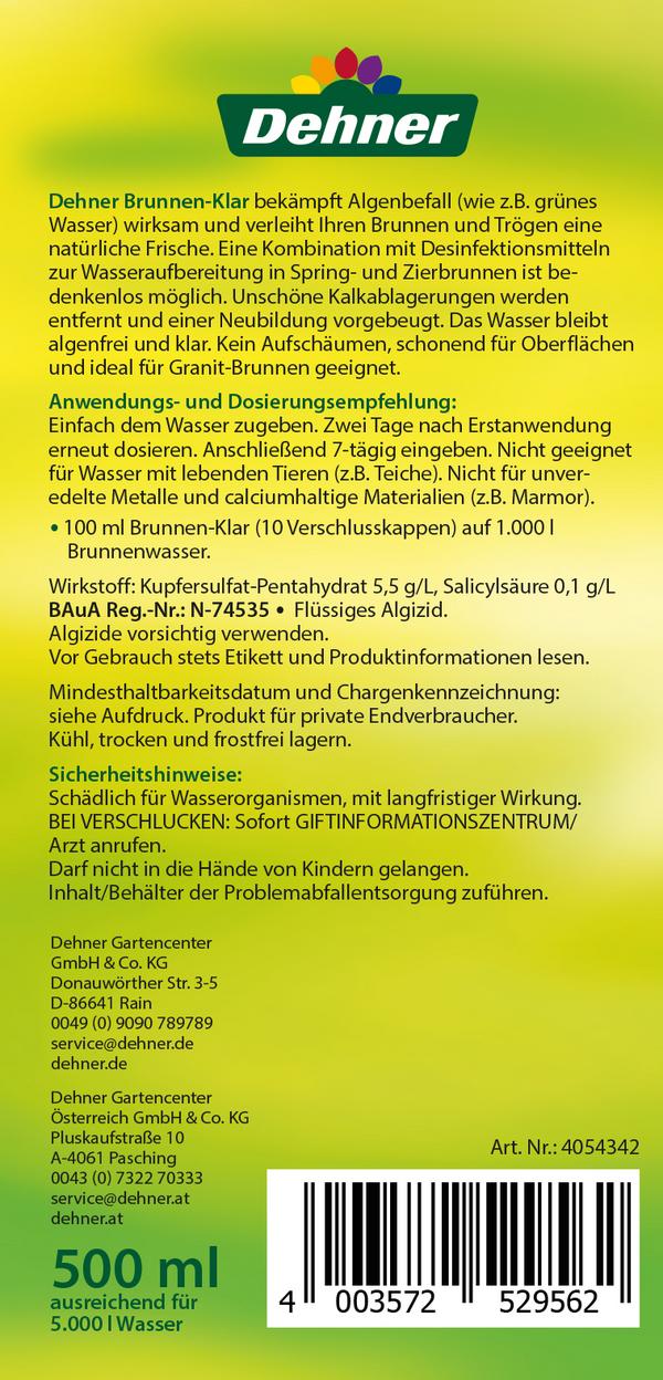 Dehner Brunnen-Klar, 500 ml