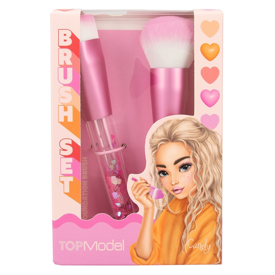 TOPModel Heart Brush Sæt, 2-pakBEAUTY and ME ( 0412817 )