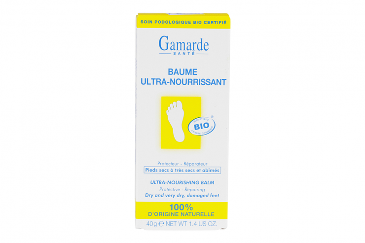 Baume ultra-nourrissant bio pieds secs 40g