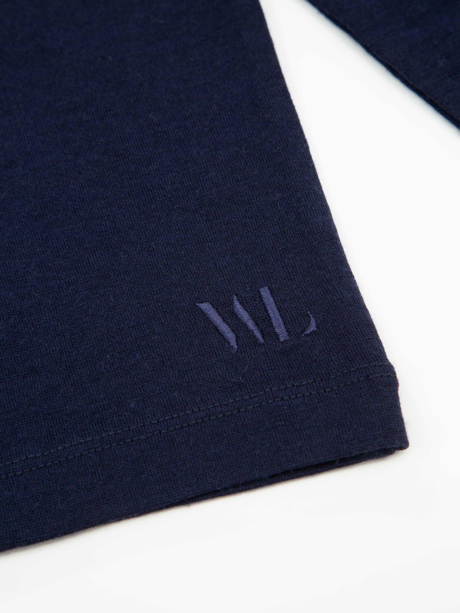 Sarpsborg Half Zip Ulltrøye Barn Blue Ink