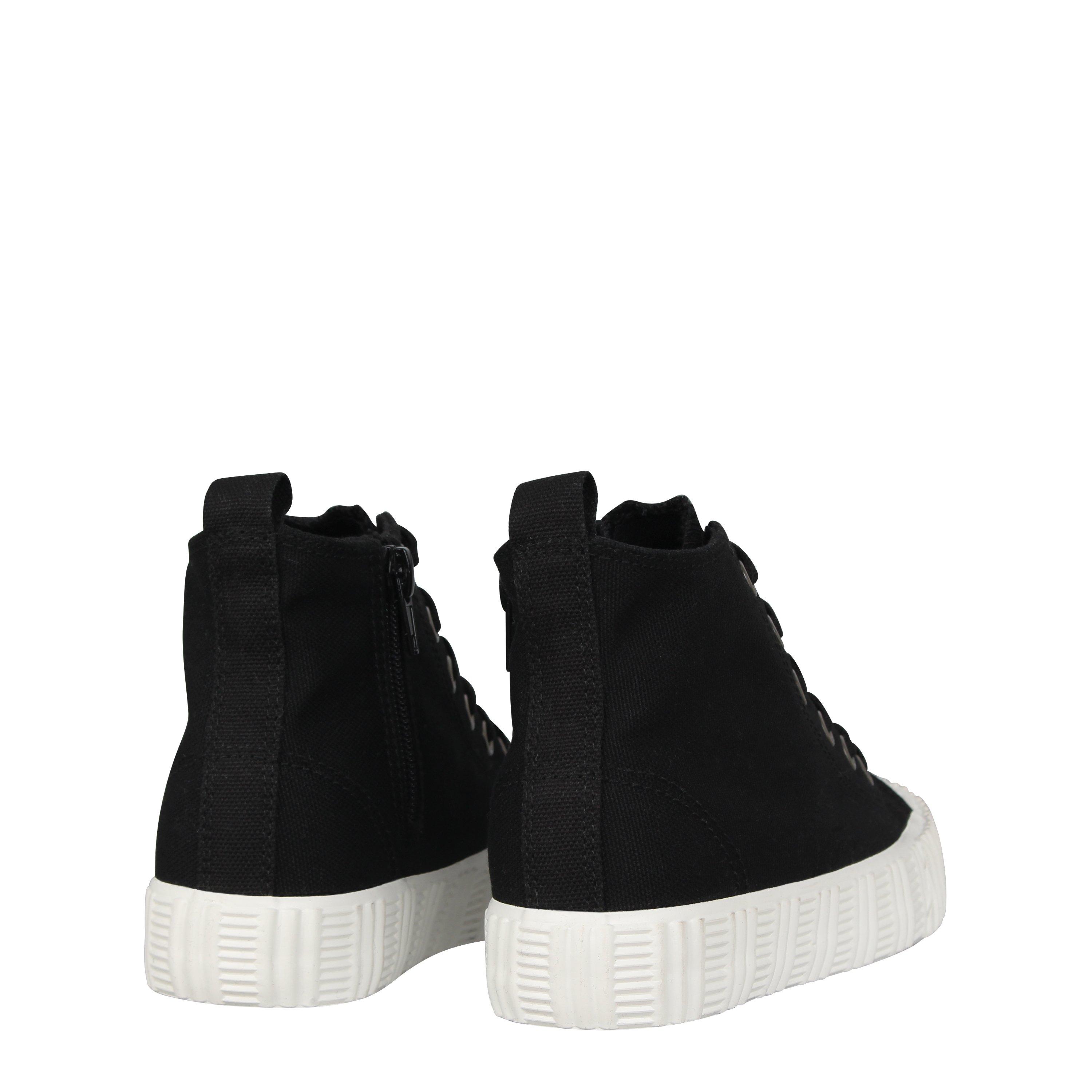Be You Girls High Top Canvas Trainers