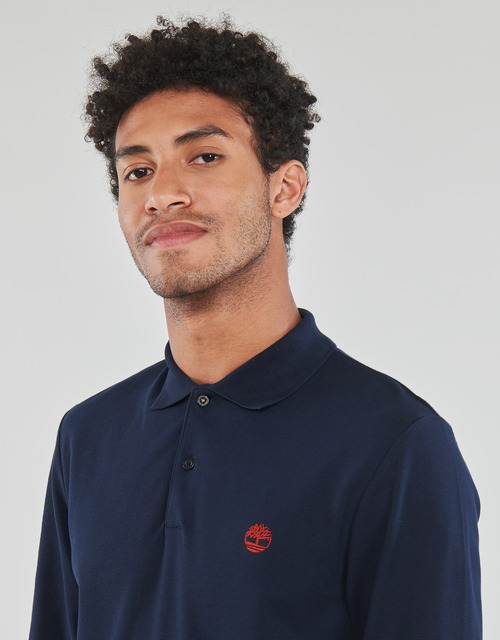 Timberland - LS PIQUE POLO SLIM DARK SAPPHIRE - Marine