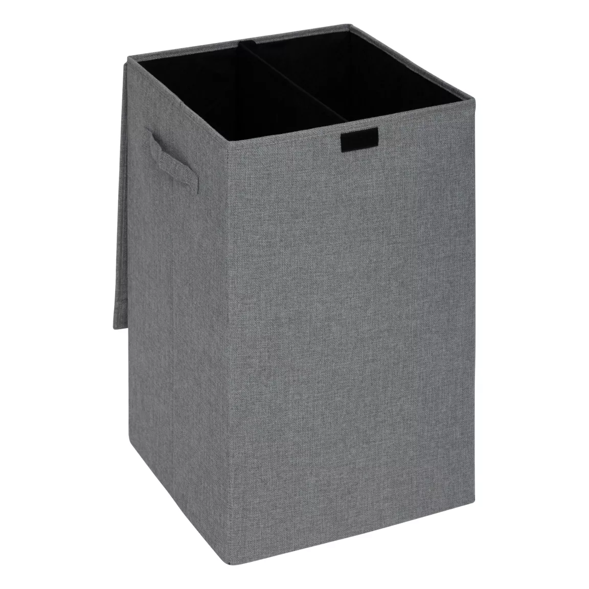 Panier à linge avec séparateur (H60 cm) Colors Gris béton