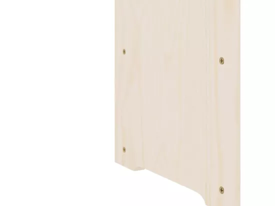 Casier à vin avec panneau supérieur 33x25x37 bois pin massif