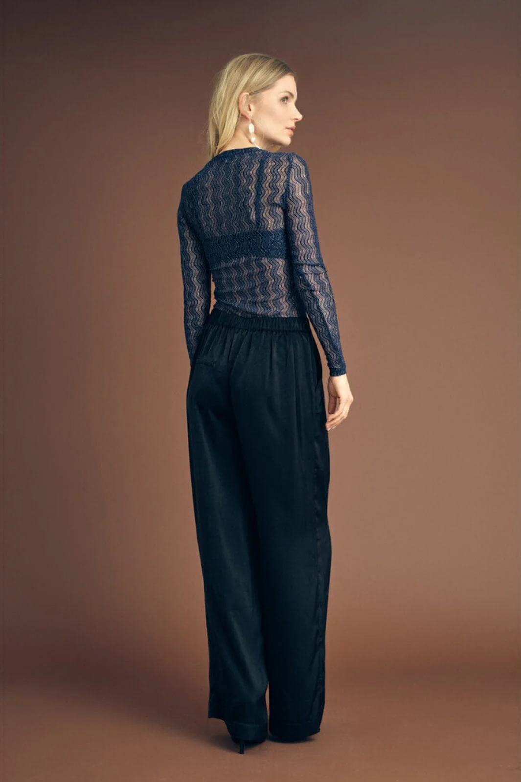 A-View Evalla Blouse 699 navy