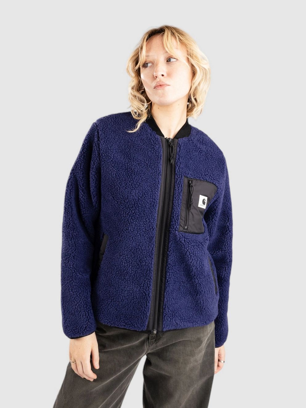 Carhartt WIP Janet Liner Jacket aura/black