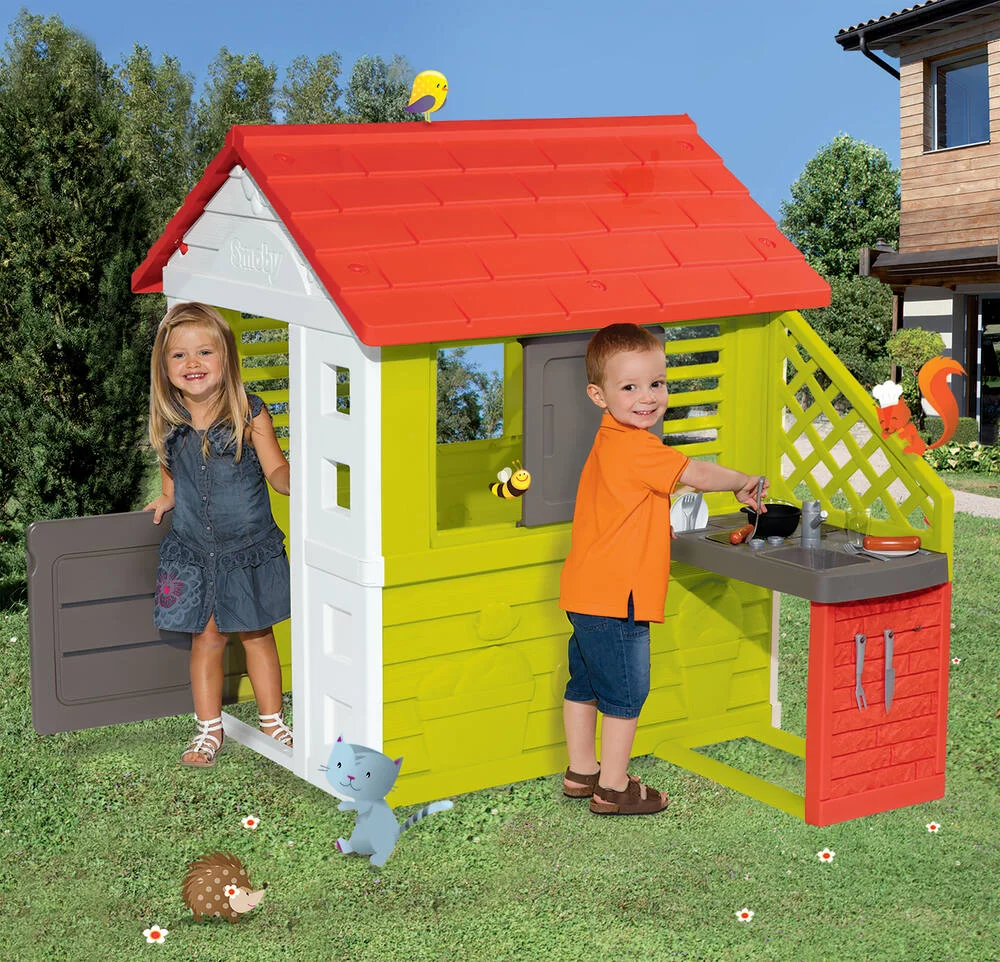 MAISON NATURE AVEC CUISINE D'ETE SMOBY
