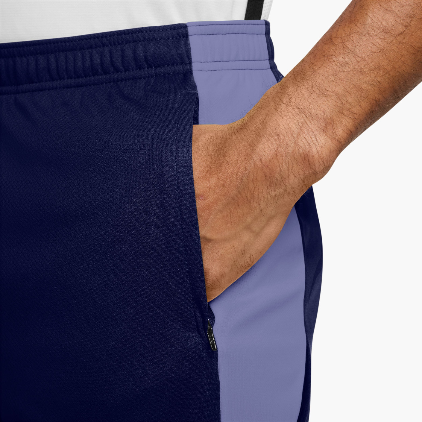Nike Strike Trainingsbroekje Donkerblauw Oranje