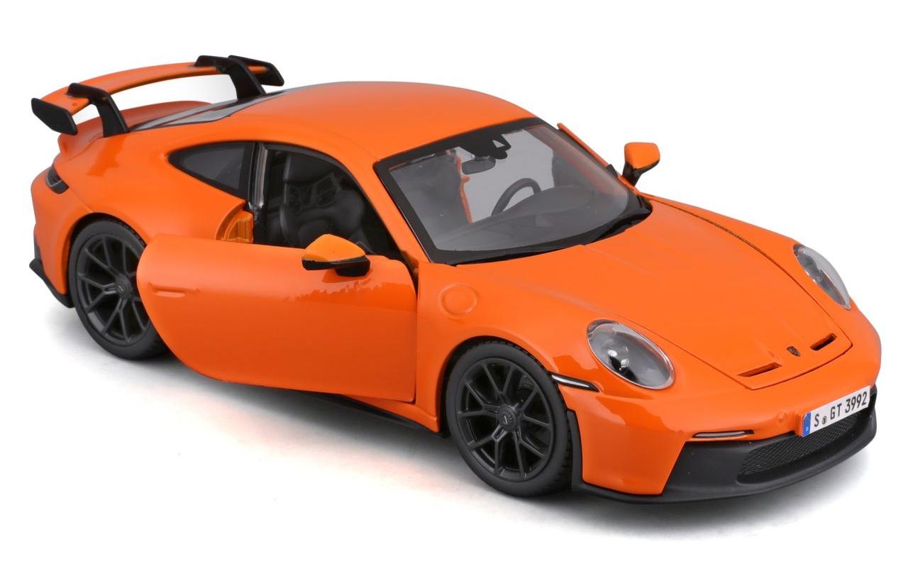 Porsche 911 GT3 Orange 1:24Sammlermodell im Massstab 1:24