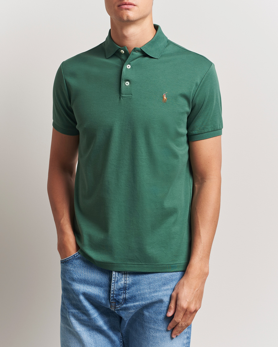 Polo Ralph Lauren Luxury Pima Cotton Polo Washed Forest