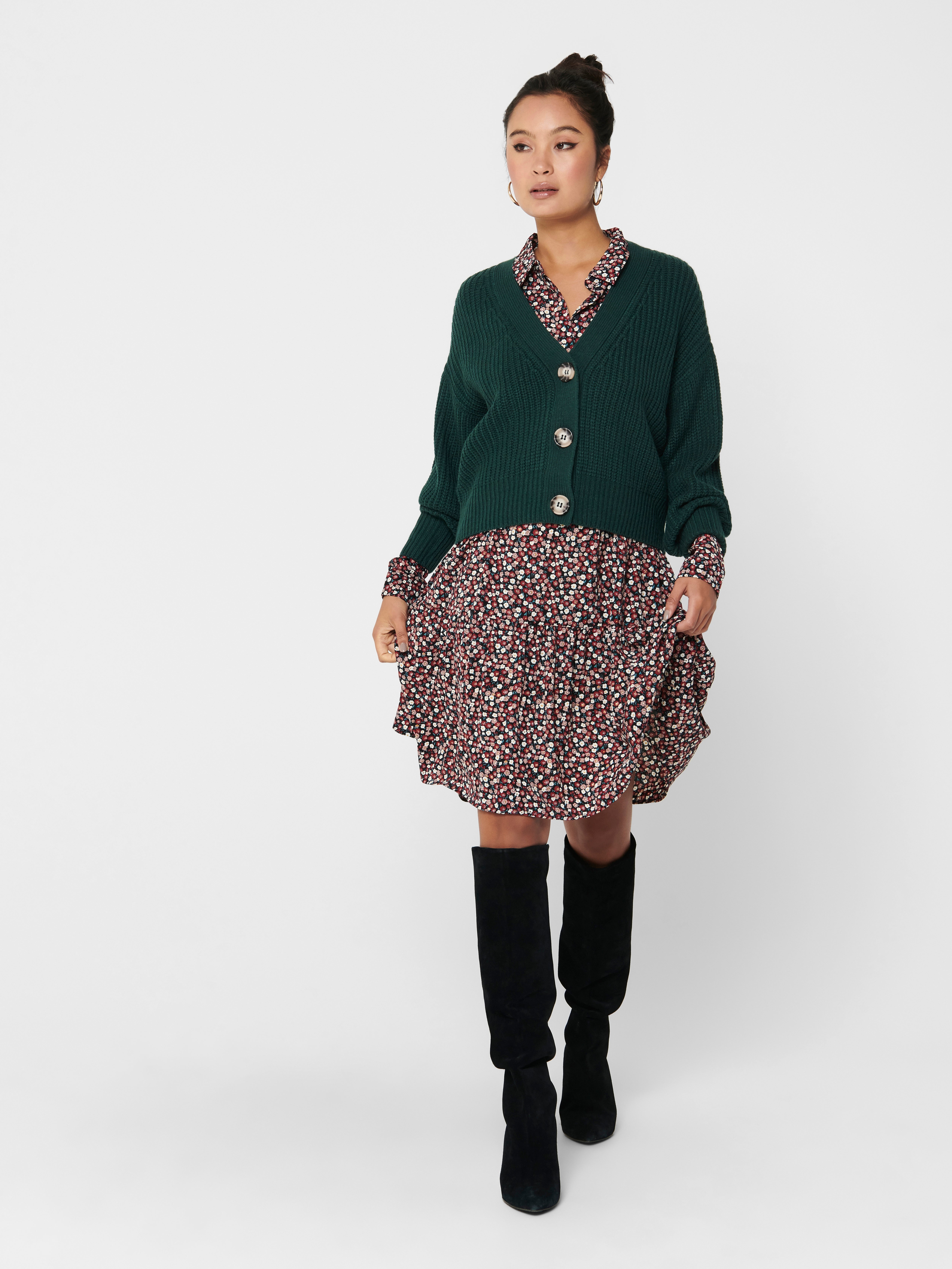 JDYJUSTY Strickjacke Ponderosa Pine