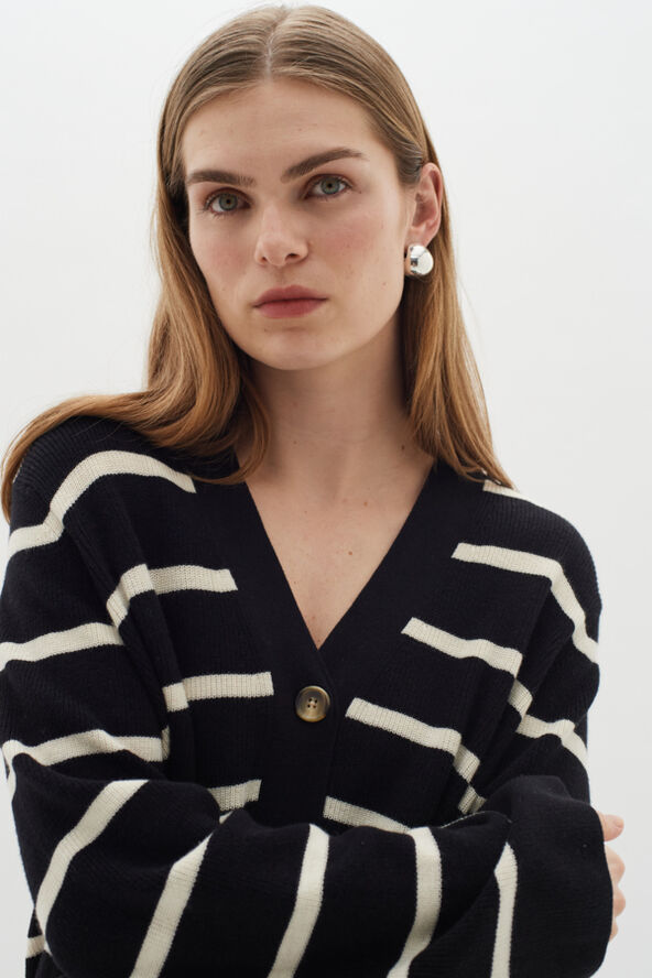 InWear SeffieIW Cardigan Black / whisper white