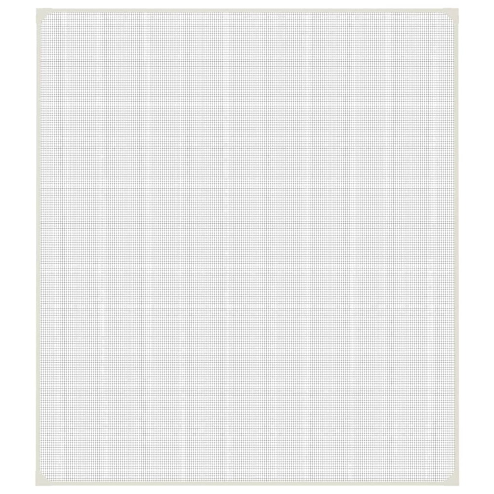 Moustiquaire magnétique pour fenêtres blanc 130x150 cm