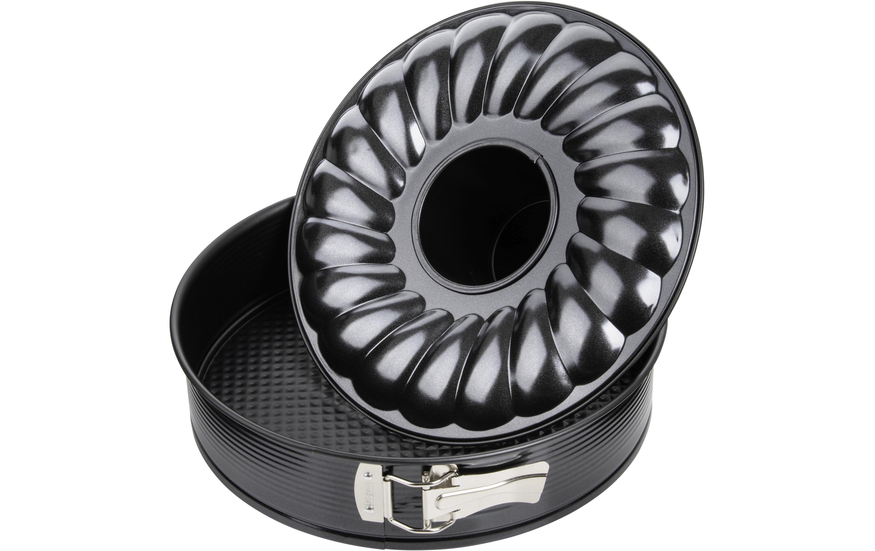 Springform Black Metallic mit 2 Böden, Ø 28 cmSpringform mit Rohrboden