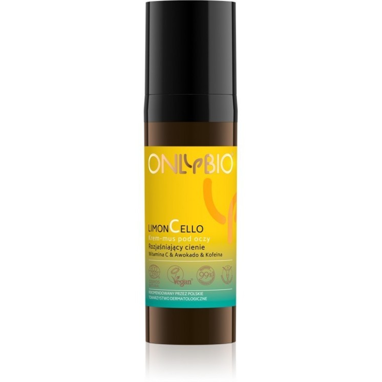 ONLYBIO Limoncello Augencreme-Mousse Aufhellende Augenringe Vitamin C & Avocado & Koffein 15 ml (23.01.2026)