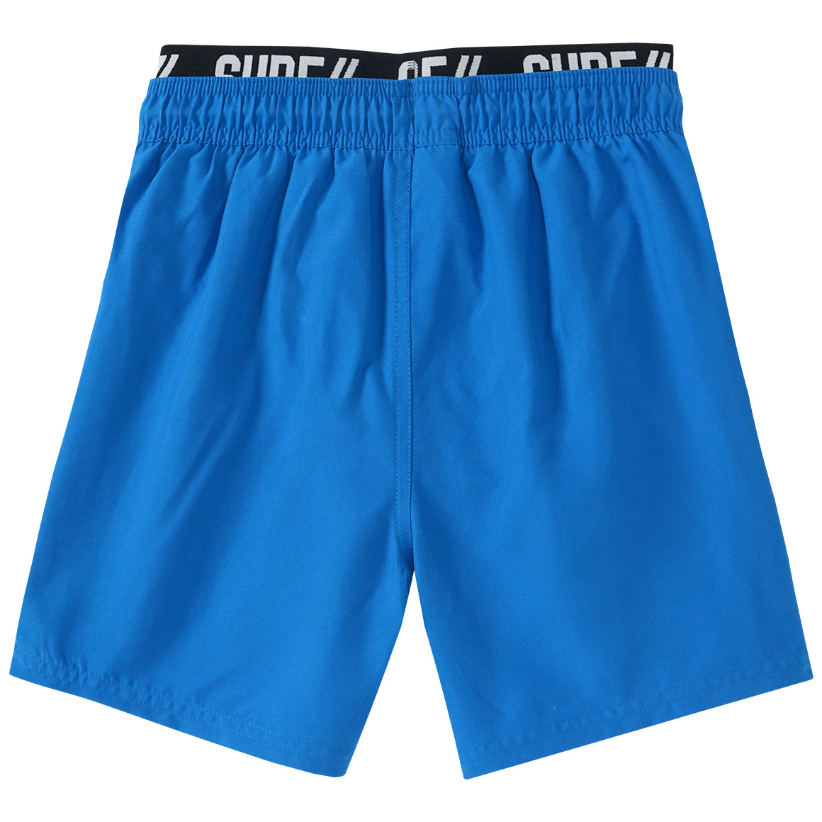 Yigga Jungen Badeshorts mit doppeltem Bund blau
