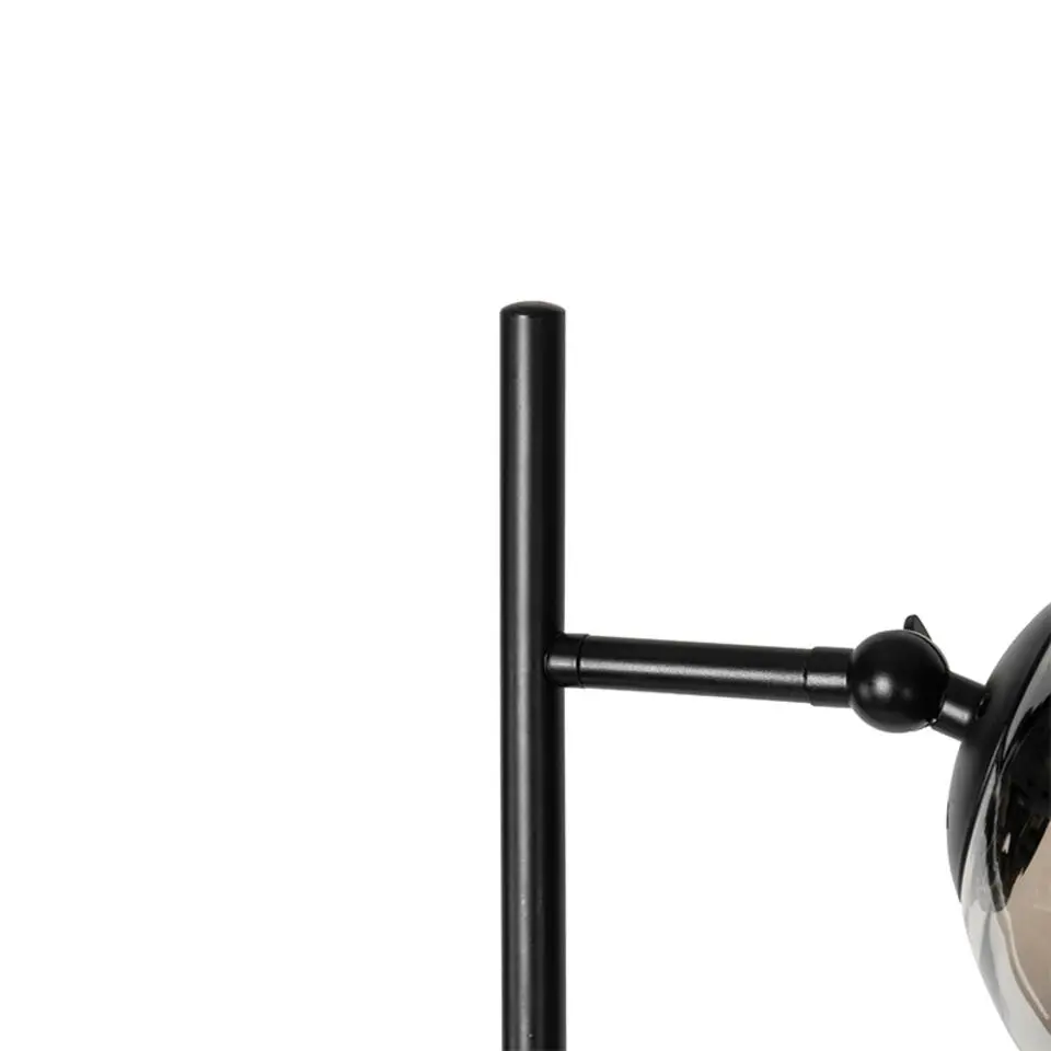 Qazqa vloerlampen pallon zilverkleurig e14