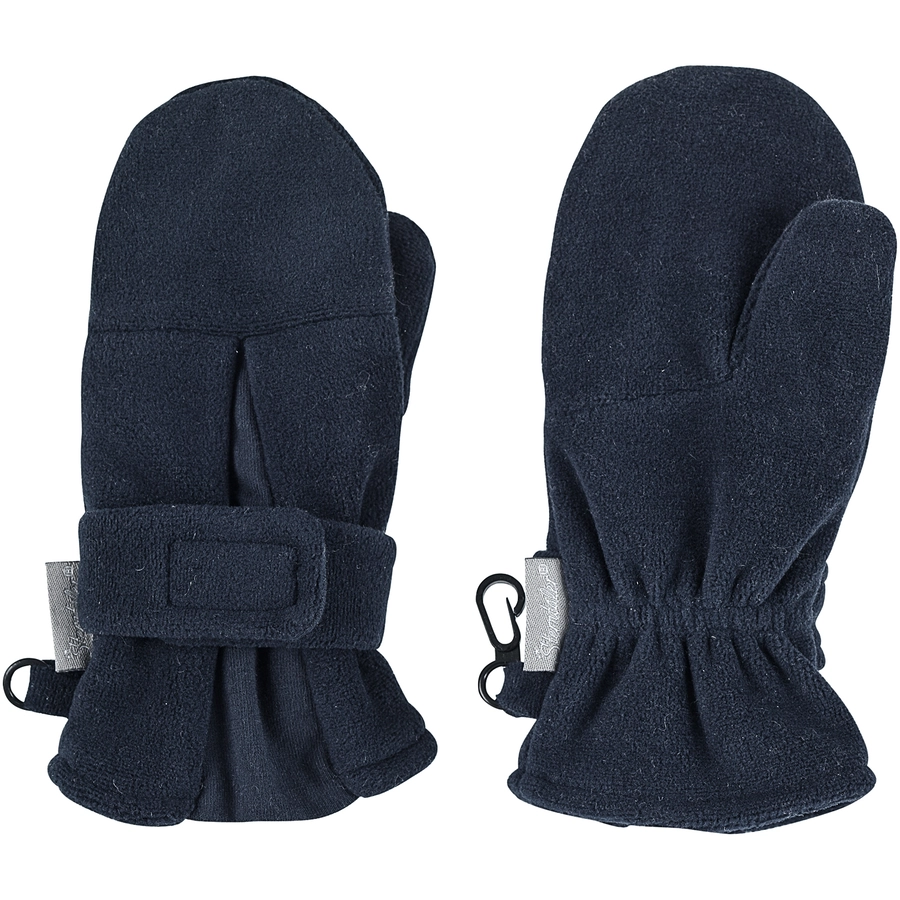 Sterntaler Fäustlinge Microfleece uni marine