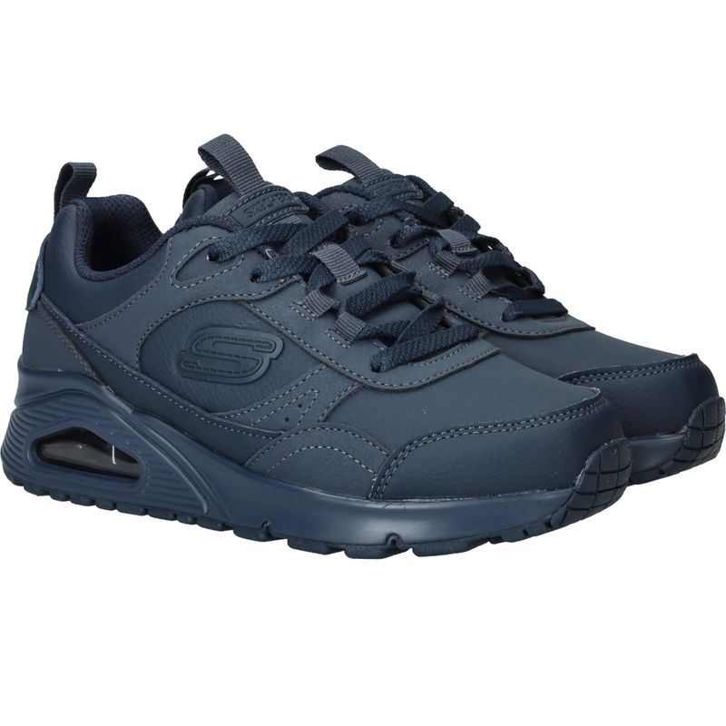 Skechers Uno Gen1 Class Edge Sneakers Blauw Jongens