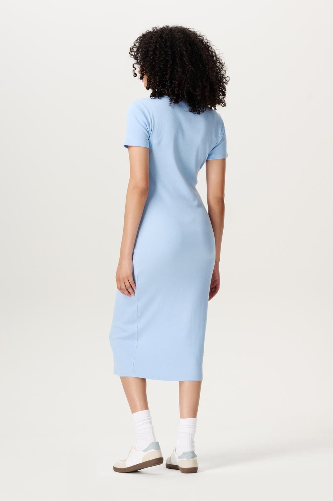 Noppies Maternity Jurk met voedingsfunctie Soiree - Light Sky