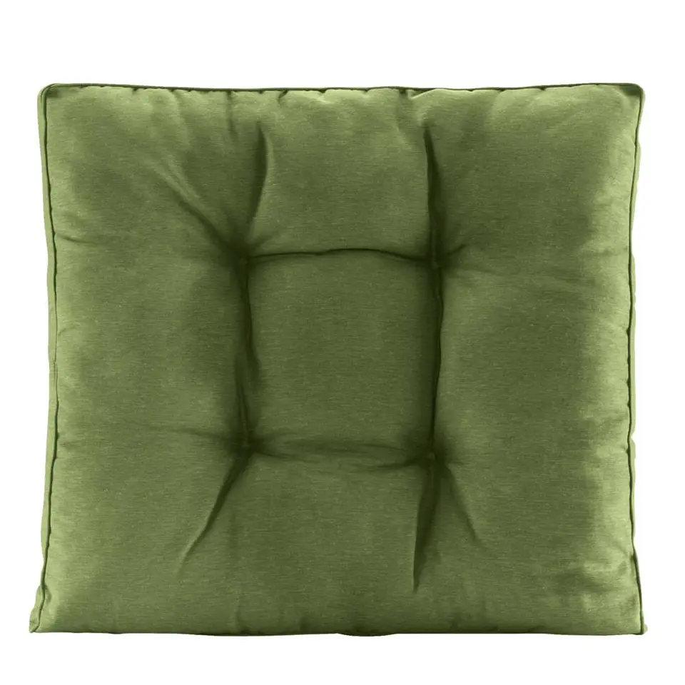 Loungekussen Florence zit - donkergroen - 73x73 cm