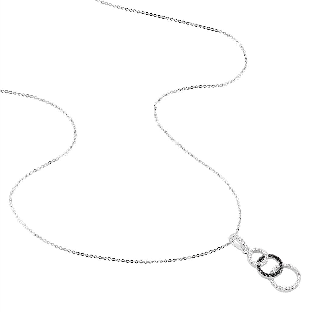 Collier Liyana Argent Blanc Oxyde De Zirconium