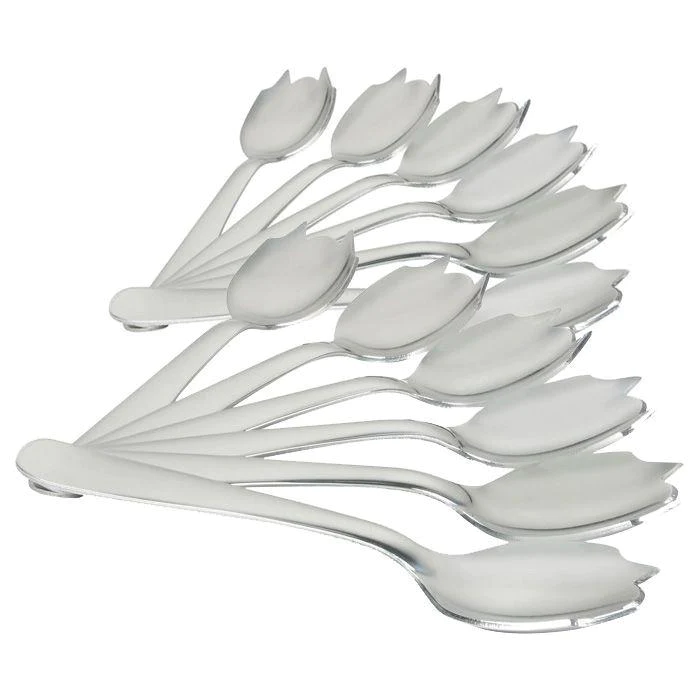 12 cuillères à huîtres en inox Chevalier diffusion