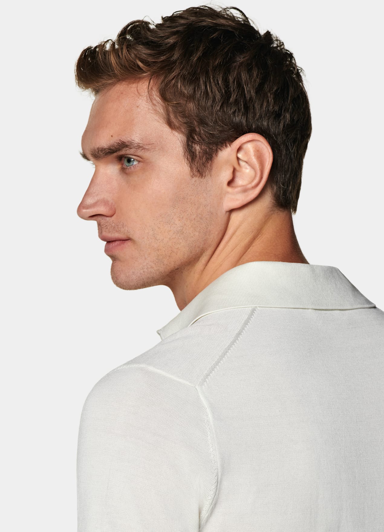 Polo blanc cassé