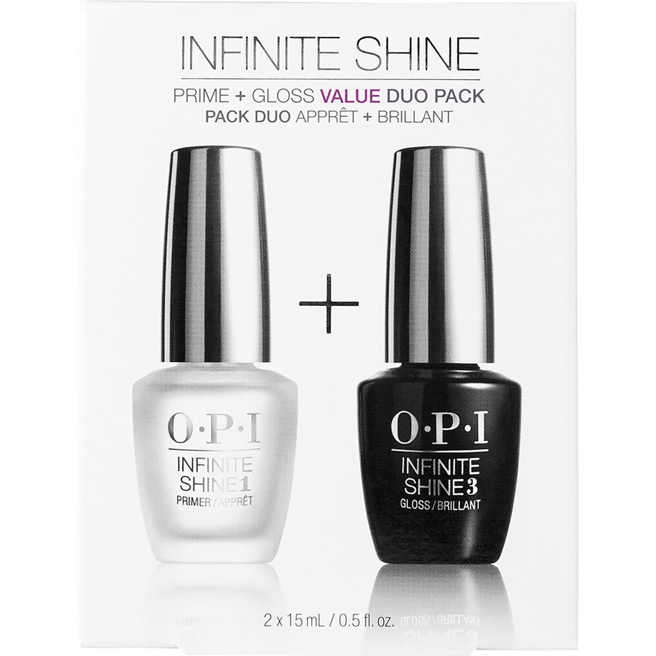 OPI Kit Duo Infinite Shine Transparant 2x15 ml