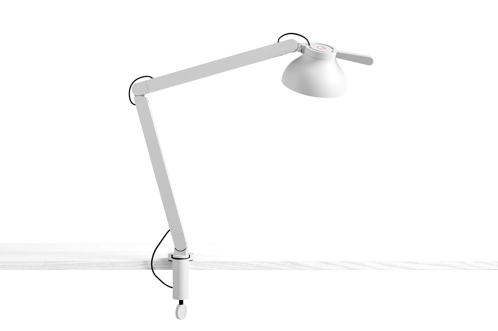 Bureaulamp PC Double arm Clamp Double arm Clamp ash grey