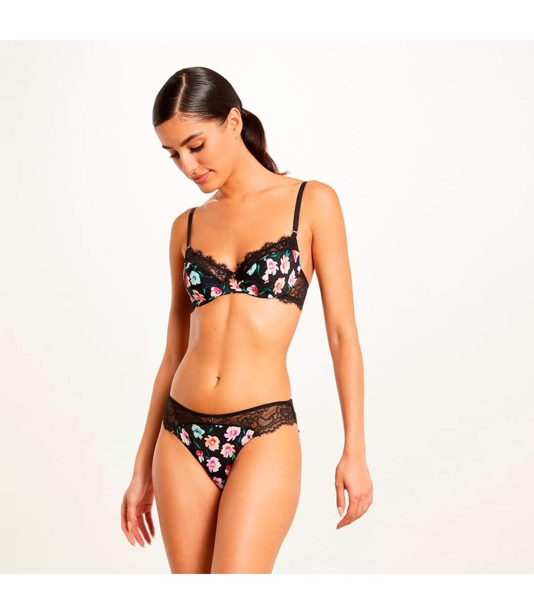 Soutien-gorge corbeille noir Fanny