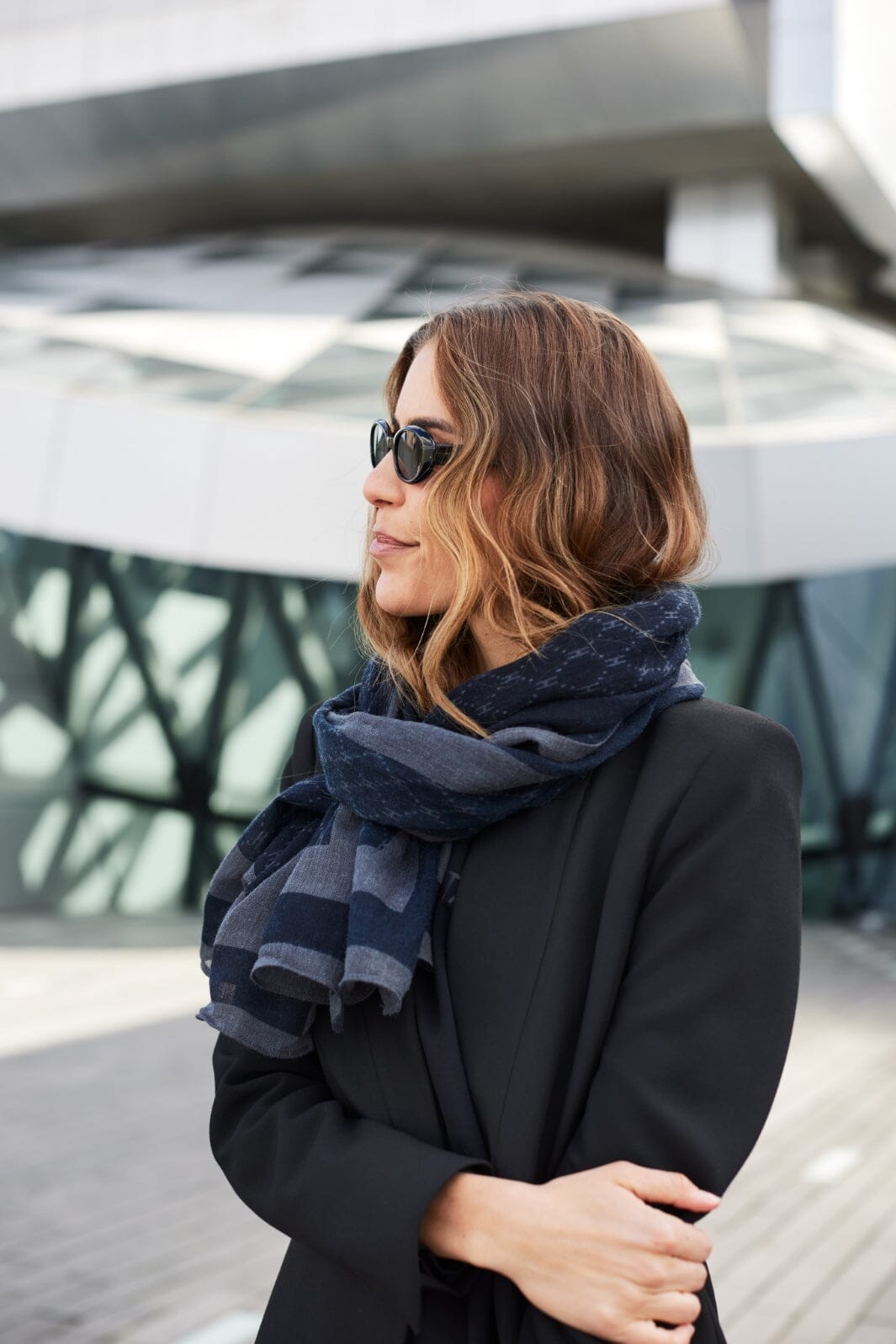 Hype The Detail Scarf W/Logo 9 sort