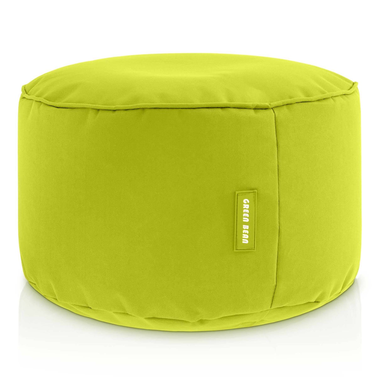 Groene Bonen Zitzak Kruk 45x25cm met EPS-korrelvulling - Voetenbank Voetkussen Zitpoef voor Zitzakken - Vloerkussen voor Kinderen en Volwassenen - Voetsteun Zitkussen Zitkruk Lichtgroen