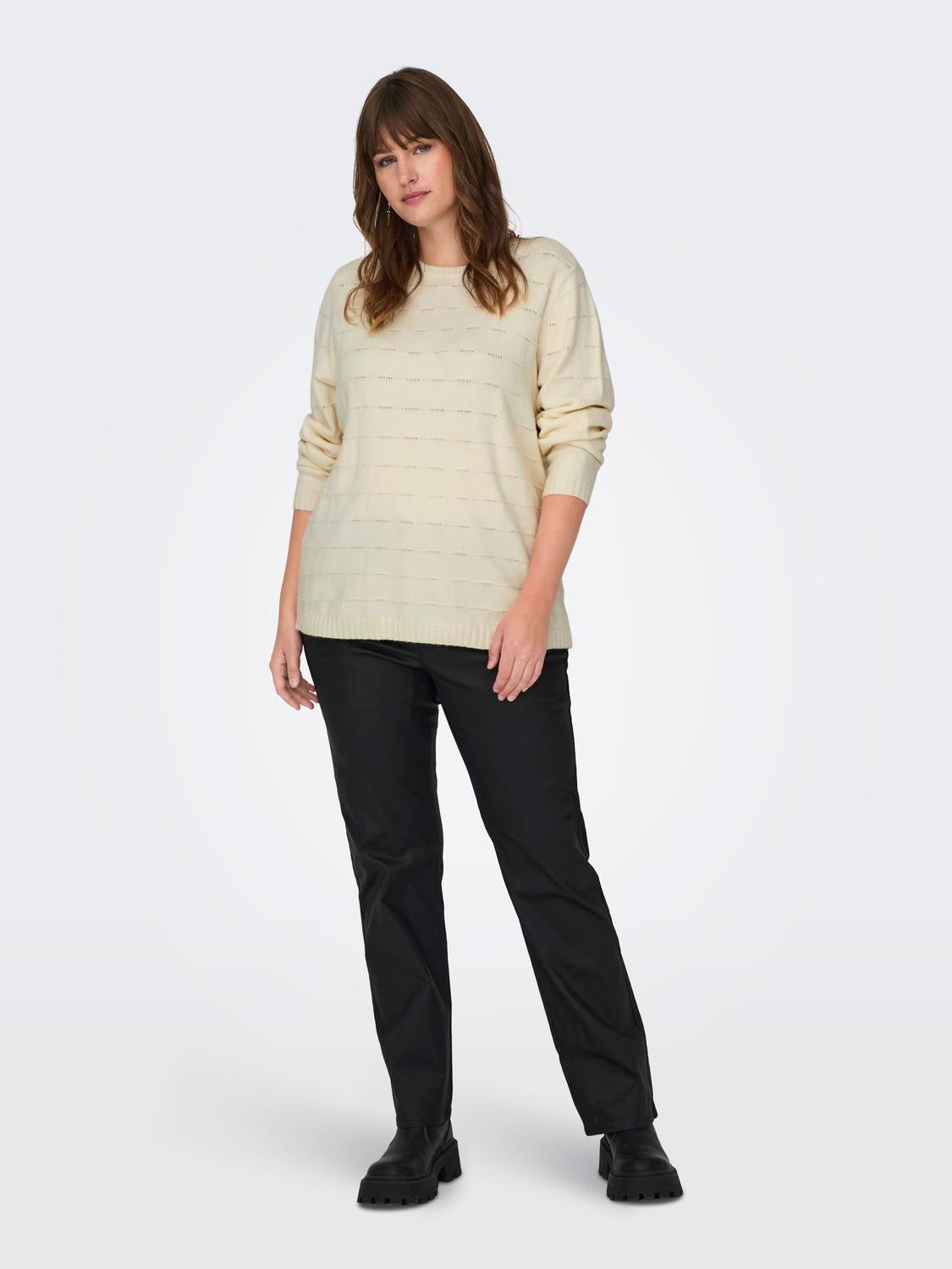 CARKATIA Strickpullover Whitecap Gray