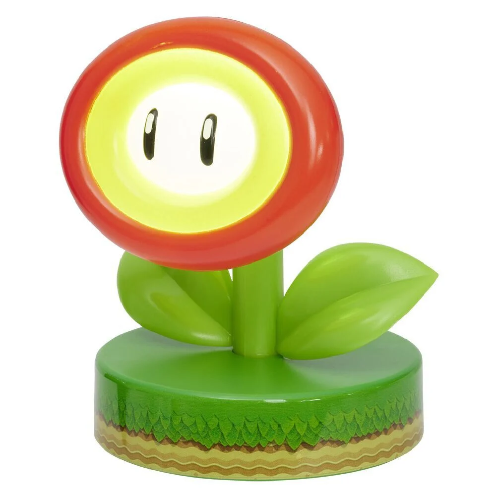 Lampe Super Mario Fleur de feu Icons veilleuse à piles