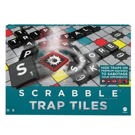 Mattel Familienbrettspiel Scrabble Fallen-Gefahr!