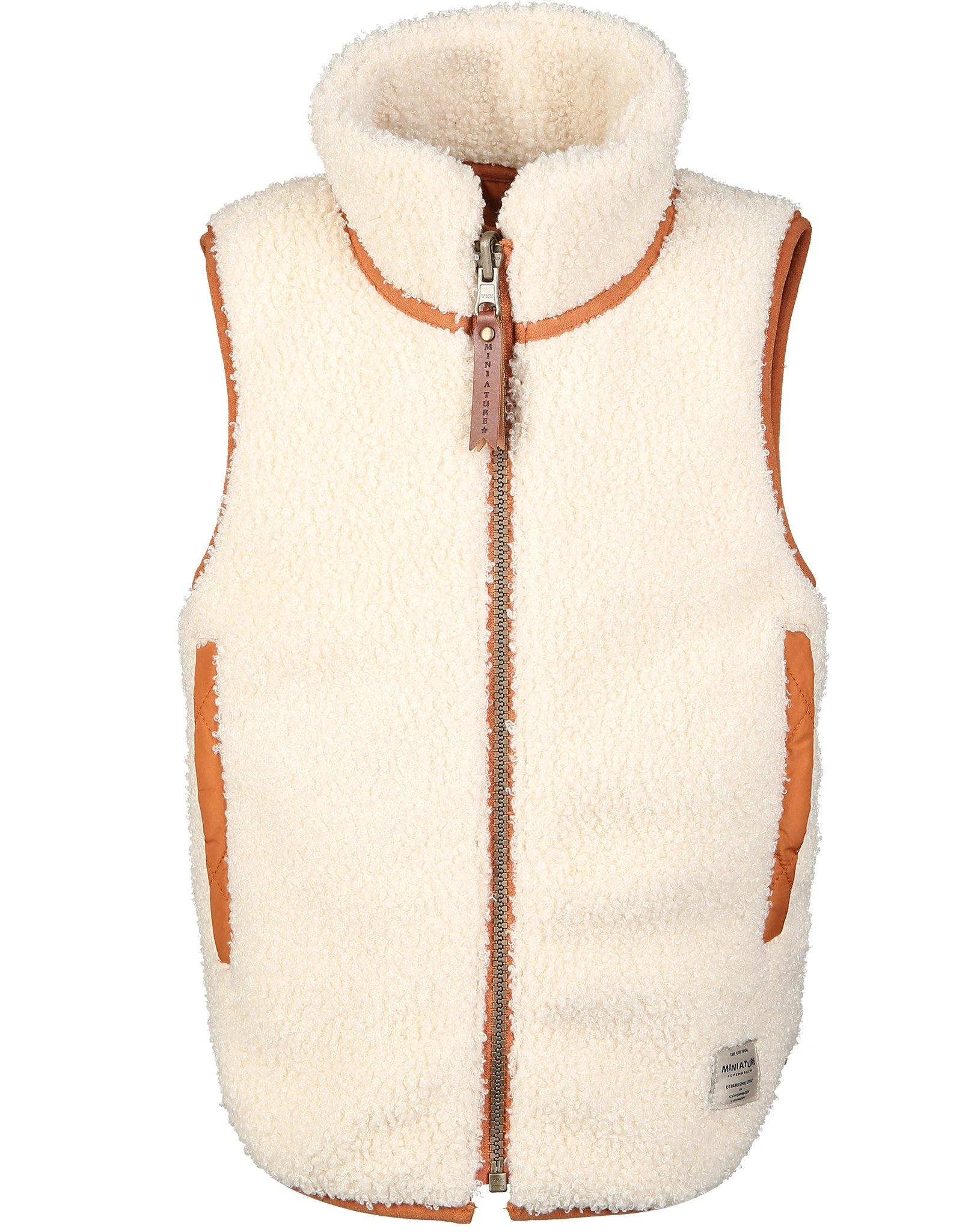 Wende-Weste MATCECIL THERMO in beige/kupfer