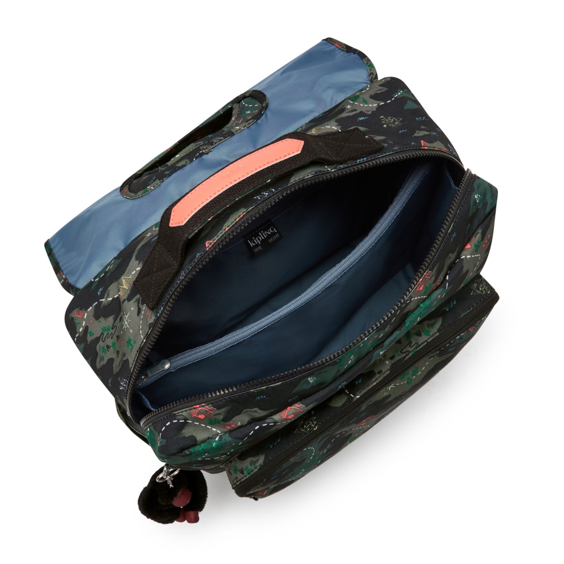 CODIE L Grand cartable avec bretelles rembourrées ajustables - Camo Treasure
