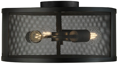 Plafonniere 2843-3BK Fishnet