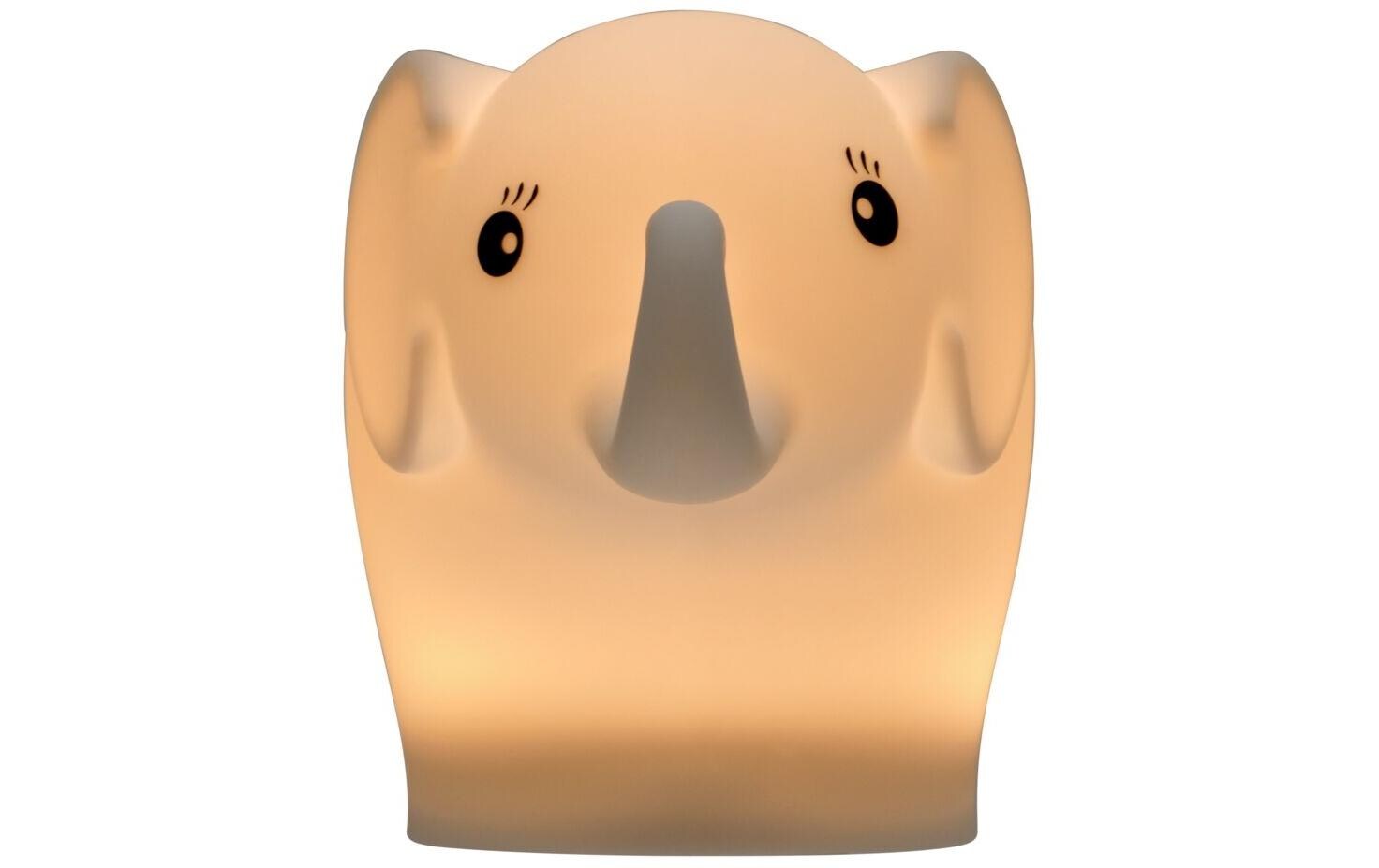 Nachtlicht Night Elephant, LED, USB, WeissKinder-LED-Nachtlicht